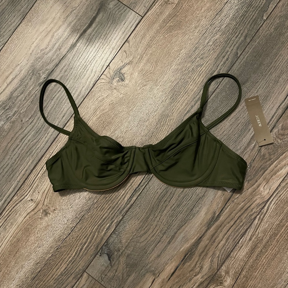 NWT J. Crew 1993 style bikini top